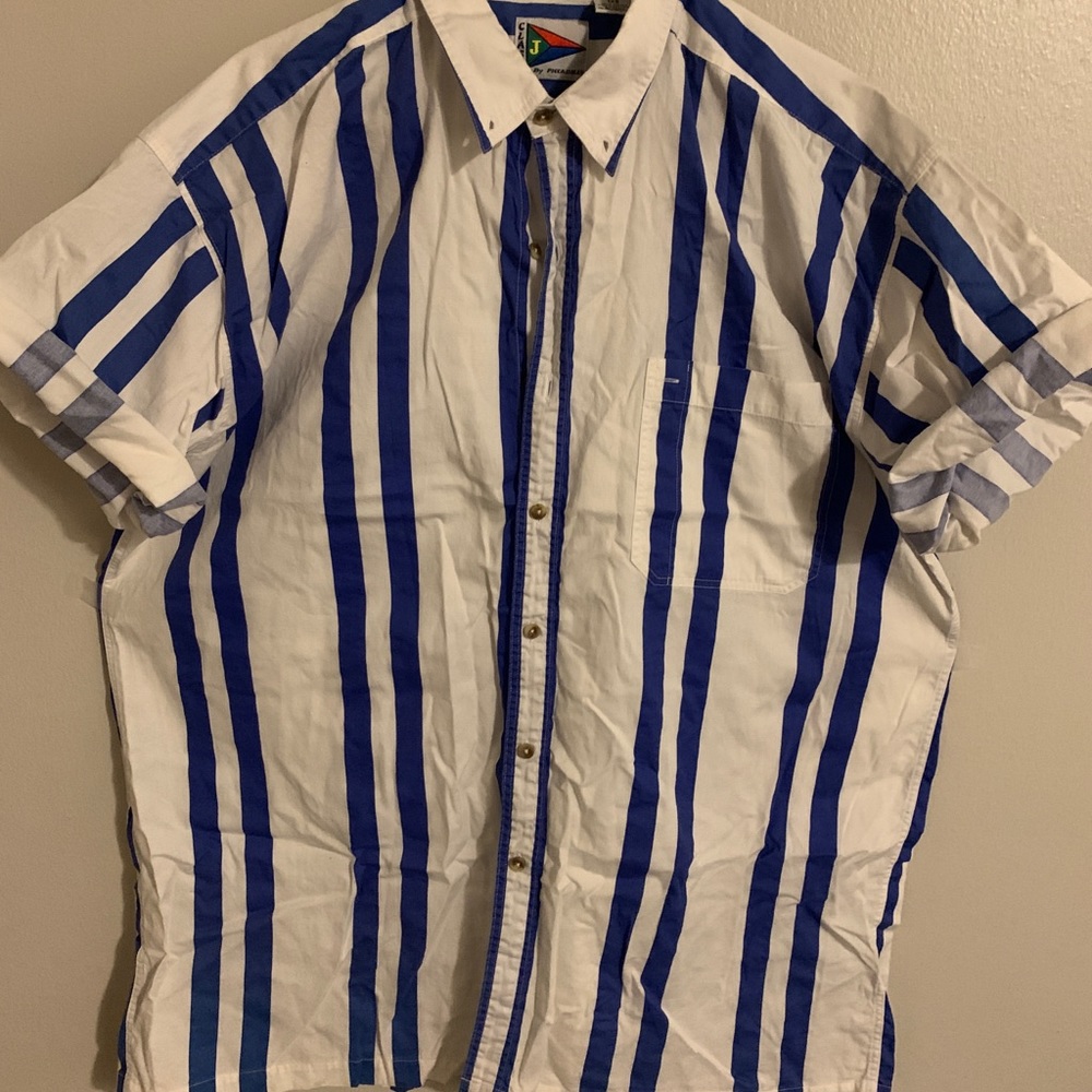 Blue stripe button down